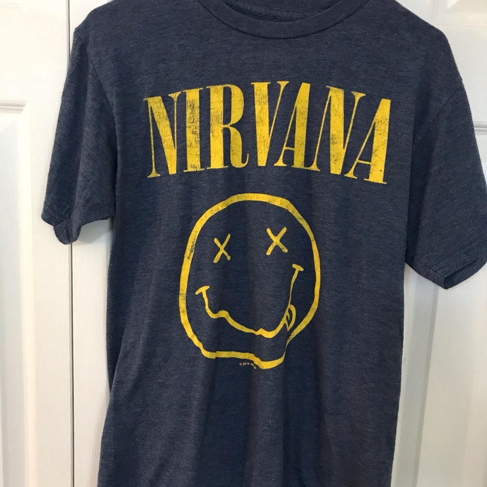 💥 Nirvana Blue Graphic T-Shirt